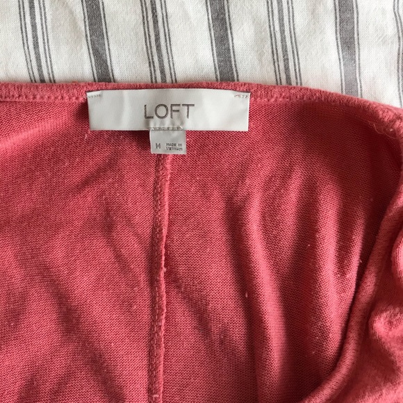 Ann-Taylor Loft pink sweater-top - Picture 2 of 2